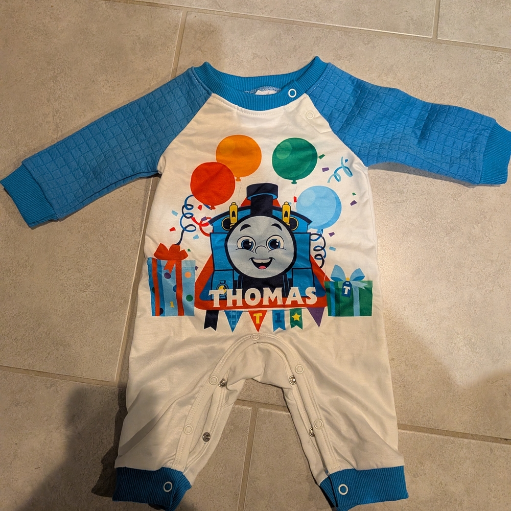 Thomas The Train Infant One Piece Outfit PatPat 0-3 Mo
